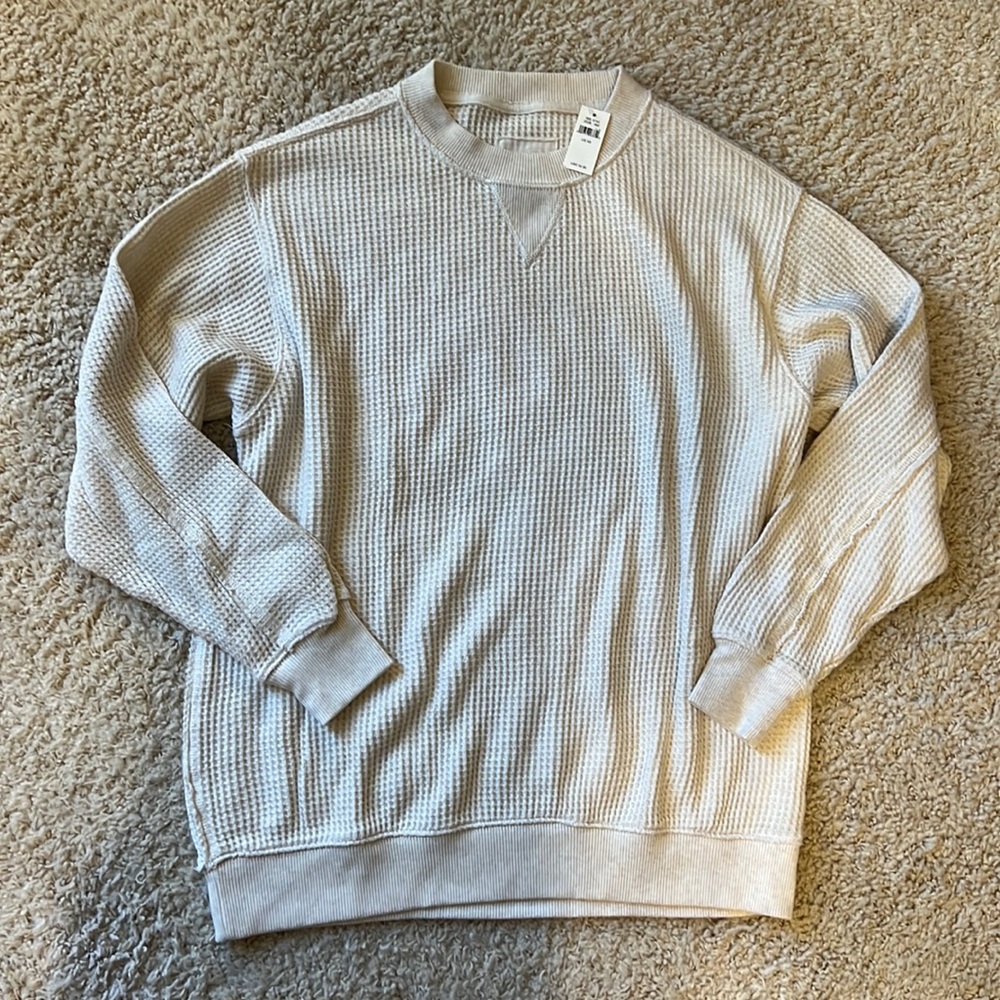 Aerie Waffle Knit Pullover